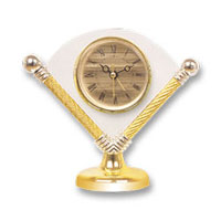Fan style refined Transparent clock