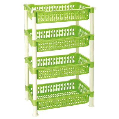 Four-floor basket shoes frame