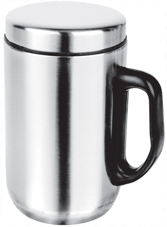 Stainless steel coffee mug