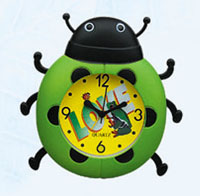 insect cartoon clock