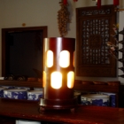 rings bamboo lamp