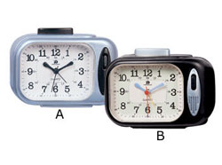 Radio style alarm clock