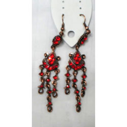 diamond alloy earrings