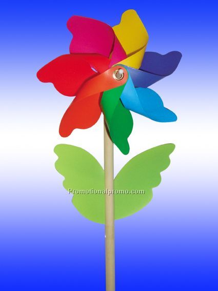 Plastic Rose Windmill