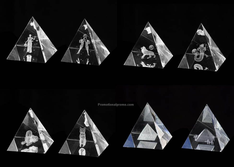 Crystal diamond paperweight