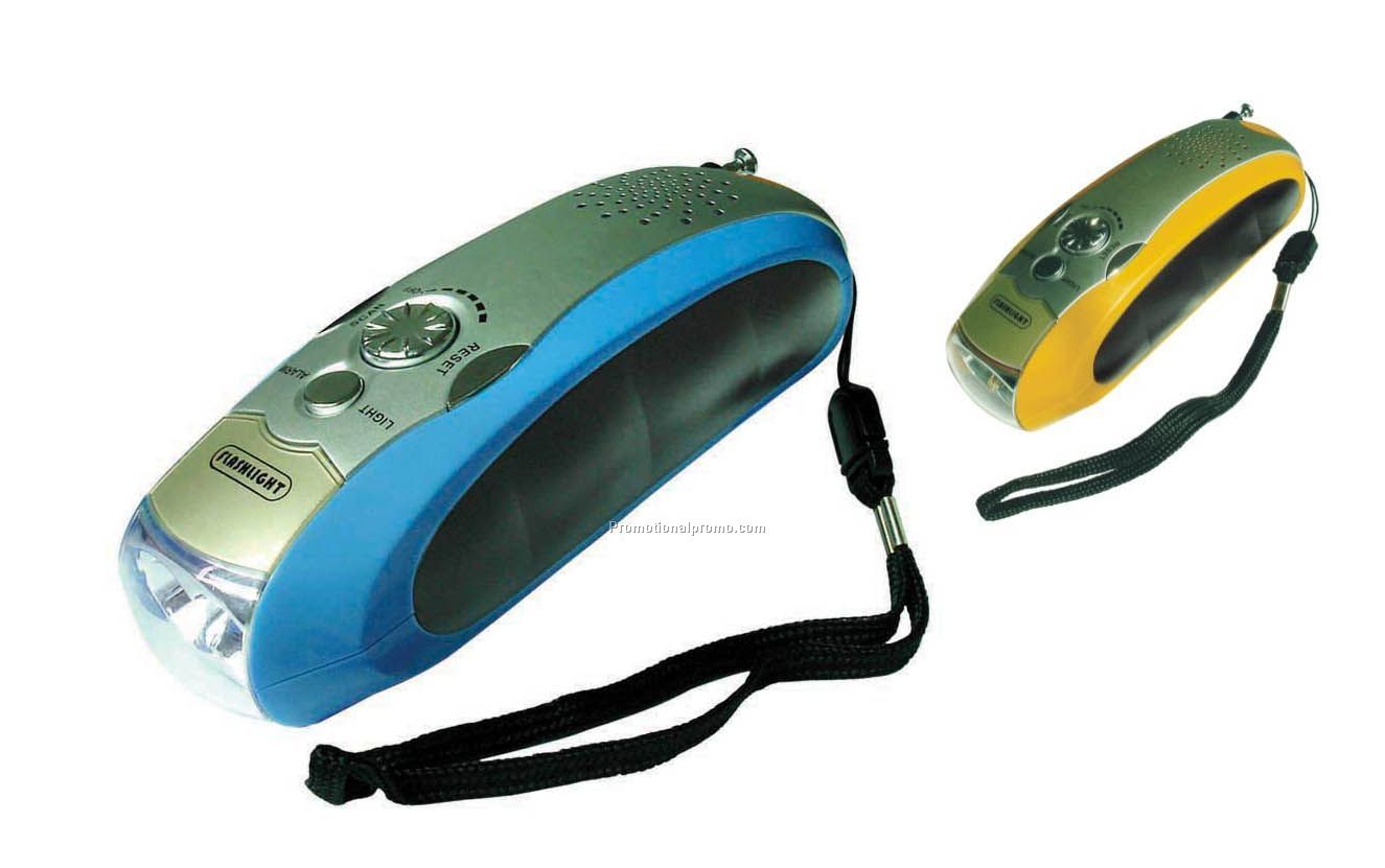 Wind up radio Torch
