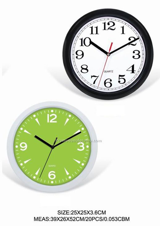 Plastic wall clock