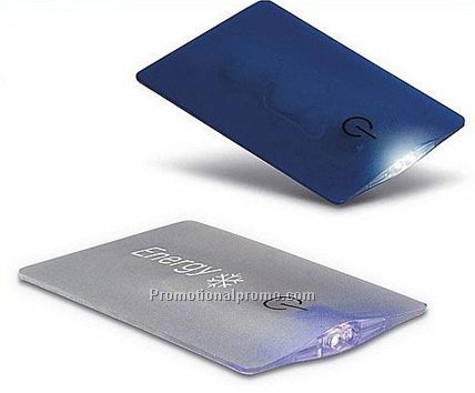 Flashcard, LED credit card torch