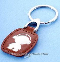 Leather keychain