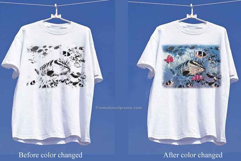 Color changed T-shirt
