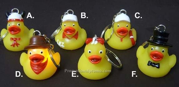 LED Duck Keychain