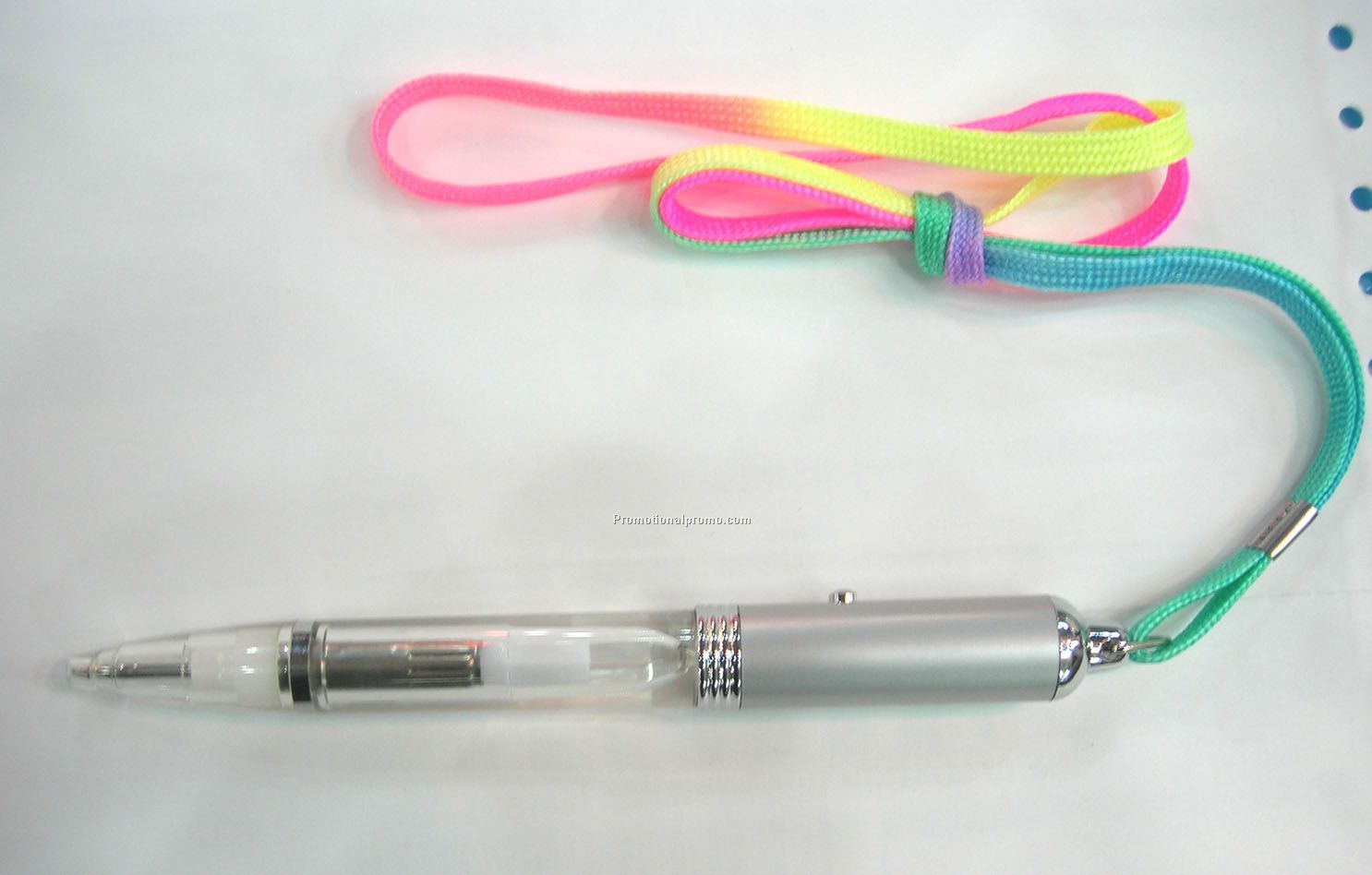 Flashing pen with lanayrd