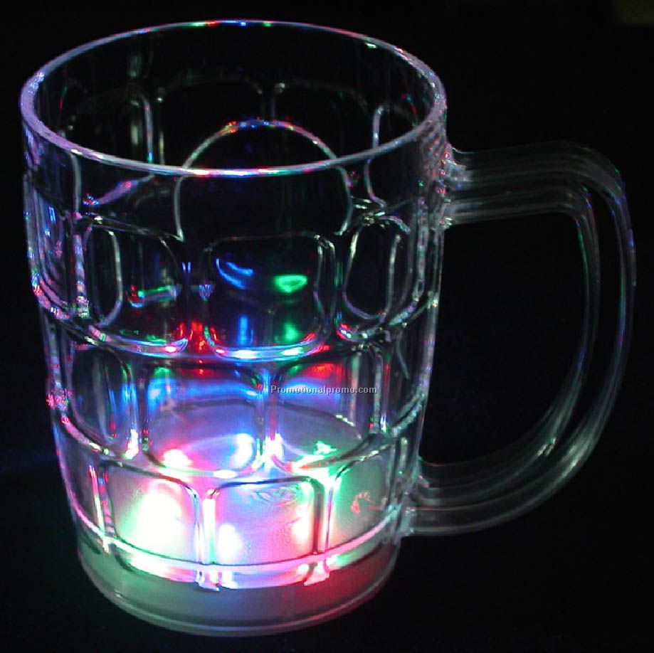 Flashing beer mug