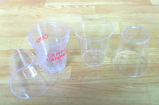 Disposable plastic cup