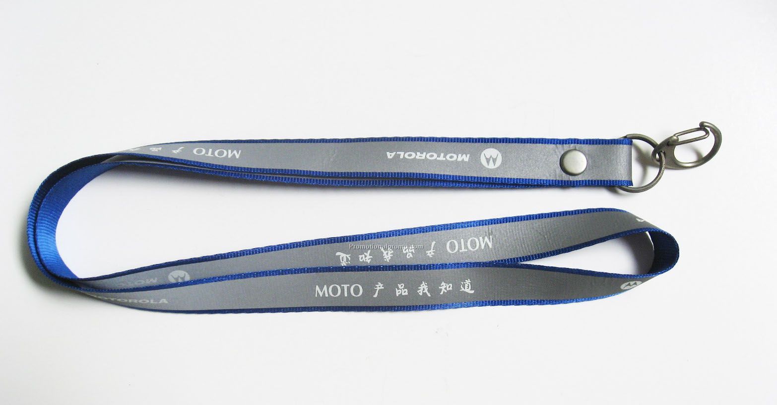 Lanyard with reflective stripe