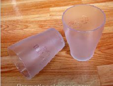 Plastic beer cup
