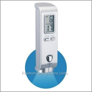 Flashlight with clock