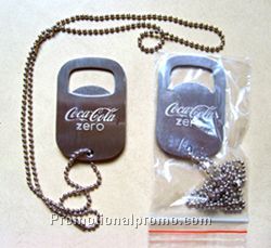 Dog tag opener