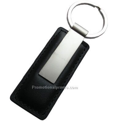 Leather Metal keychain