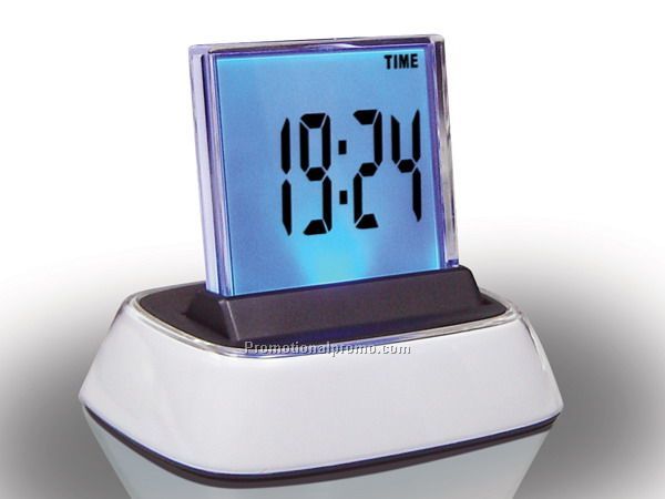 Touch screen color changed clock