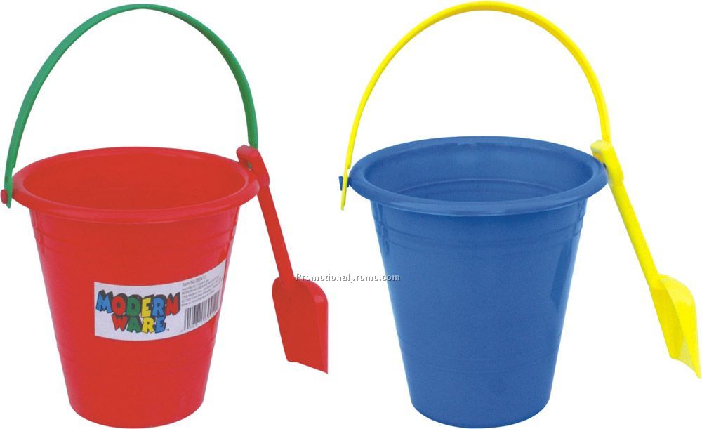 Beach plastic bucket