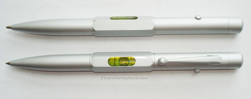 Laser and level ball pen