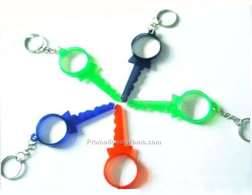 Magnifier keychain