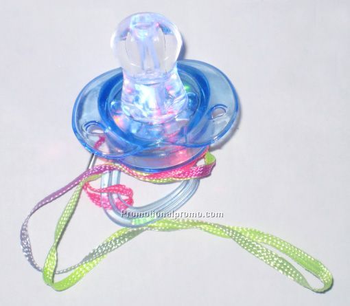 Flashing pacifier