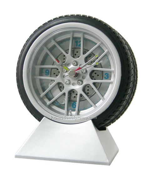 Desk tyre clock