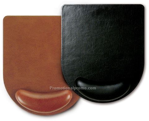 Leather mouse pad with