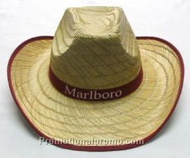 Western hat with band