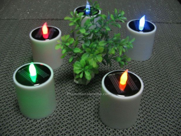 Solar LED candle