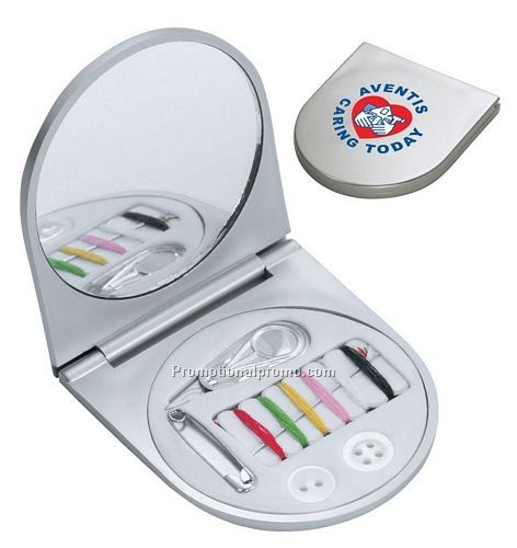 Compact Mirror Sewing Kit