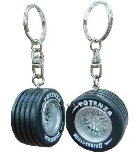 Metal Tyre keychain