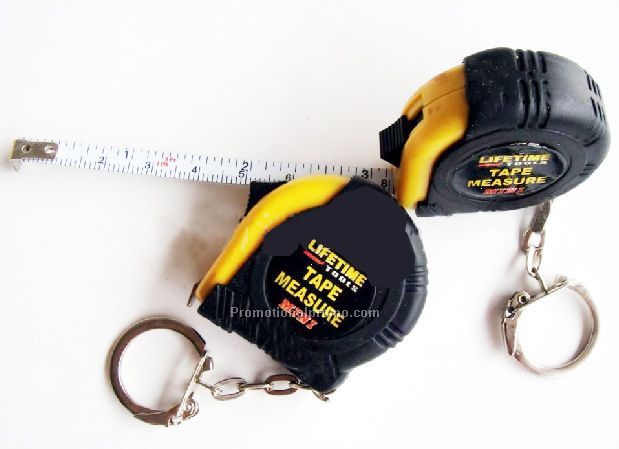 Tape measure keychain