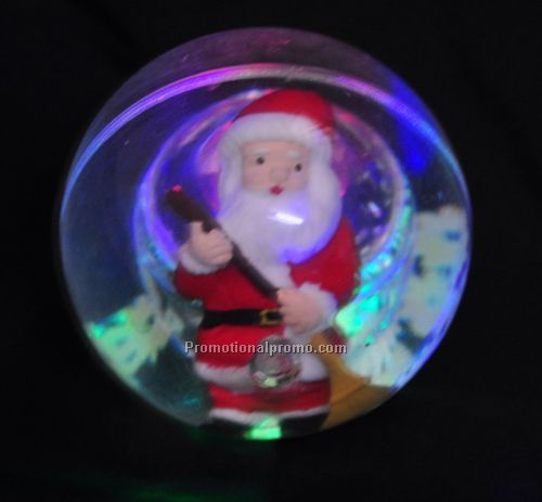 Flashing bouncing ball for Christmas