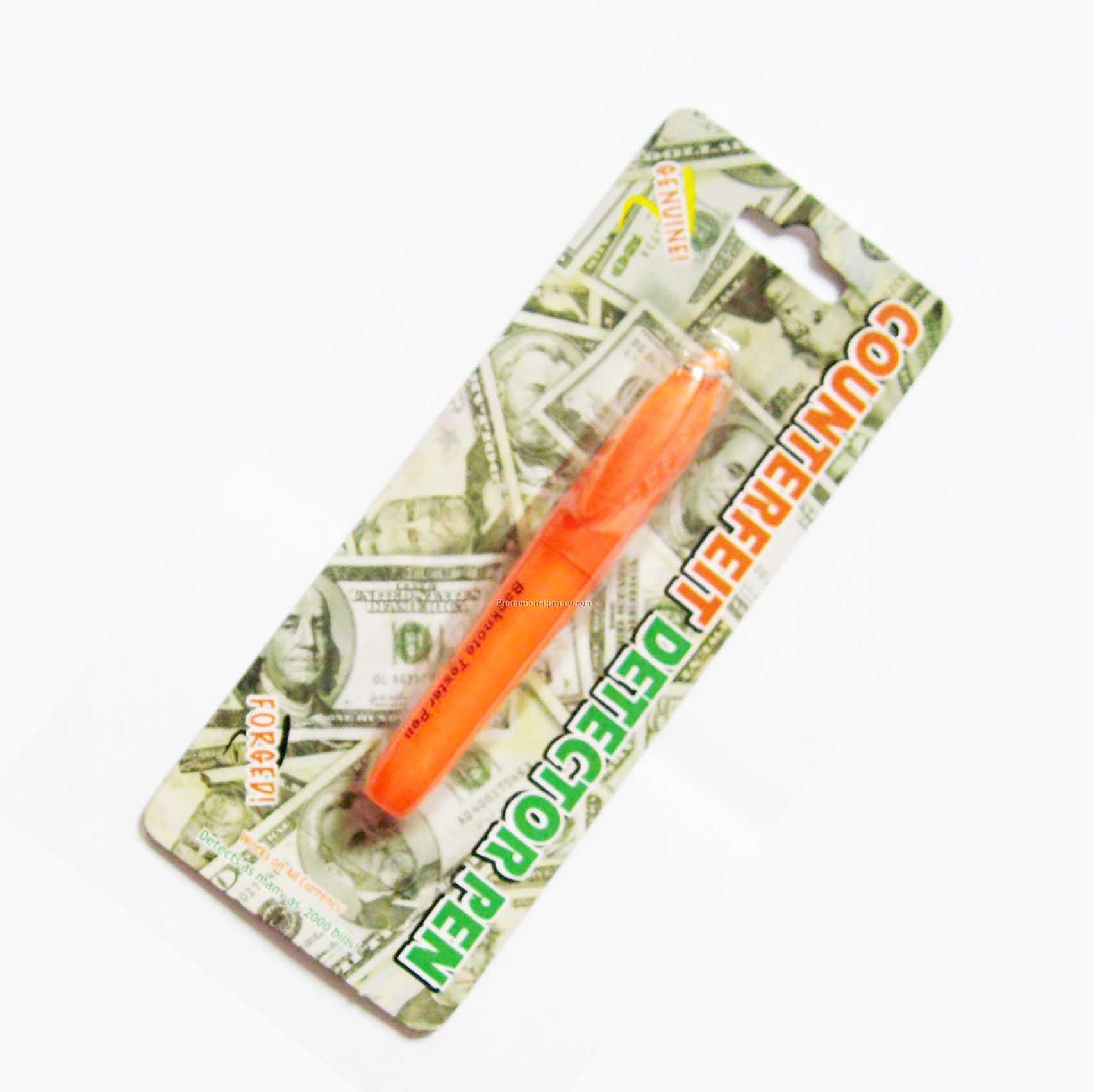 Currency detector pen