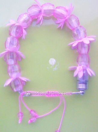 LED beaded flashing bracelet