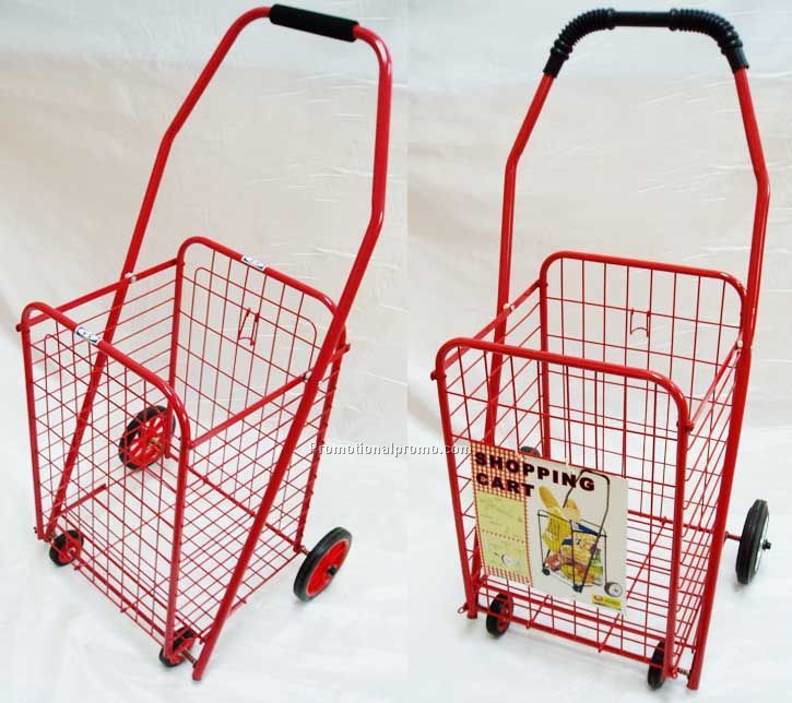 Metal Folding Shopping Cart