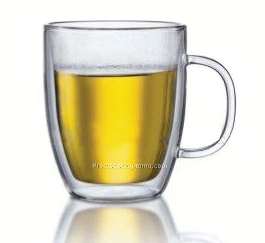 Dould wall glass cup