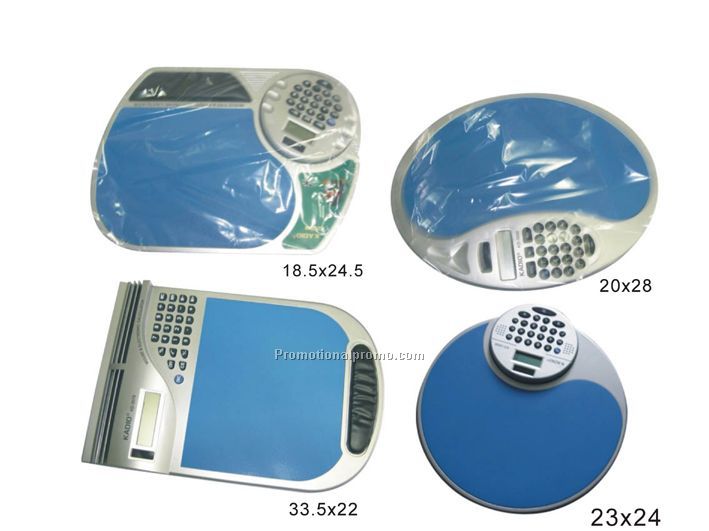 Mouse pad calculator