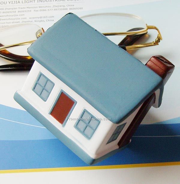 PU House stress ball