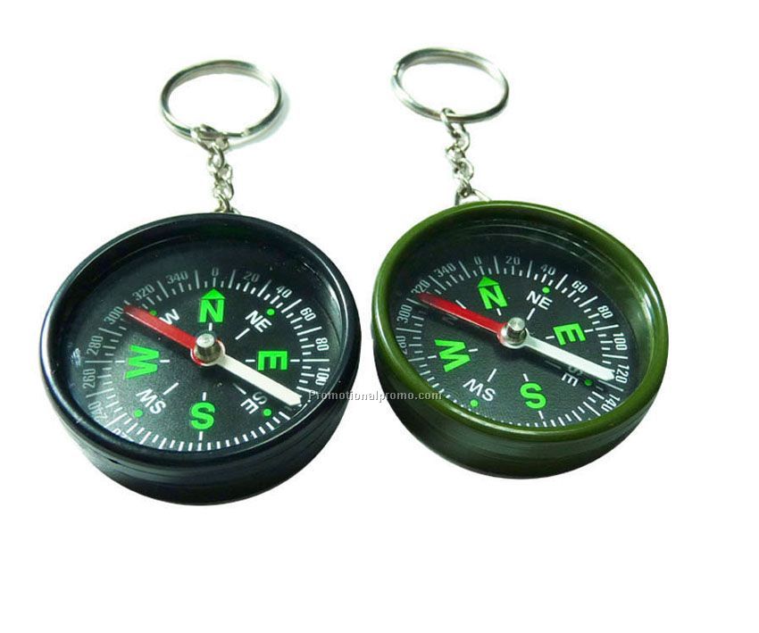 Compass keychain