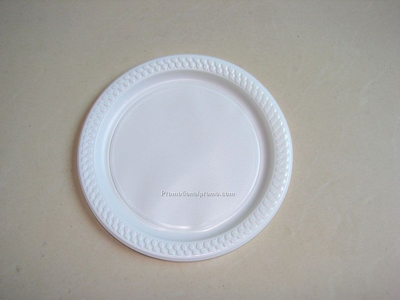 Disposable plastic plate