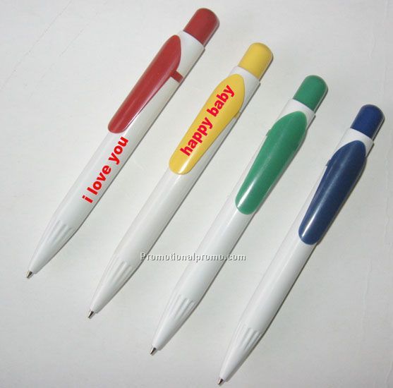 Mini clip plastic ballpen