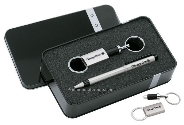 Ballpoint Pen / Seperating Keyring Giftset