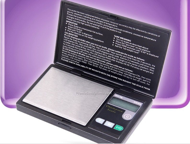 Slim digital pocket scale