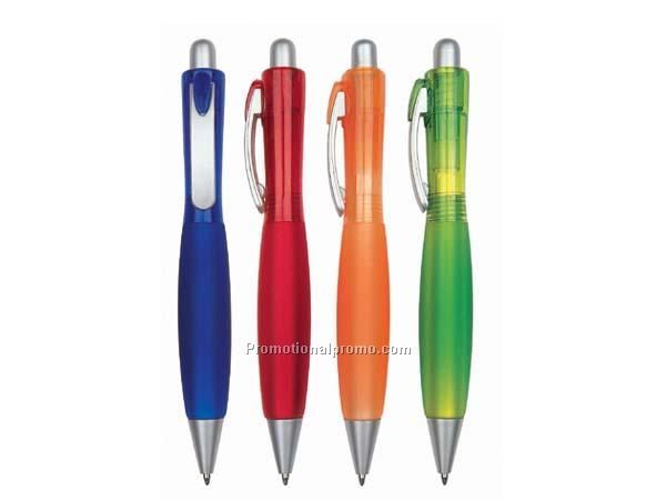 Transparent body Plastic ball pen