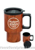 Wood Finish Stainless steel Travel mug