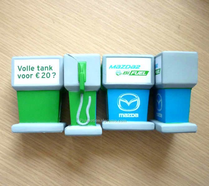 Gas pump stress ball